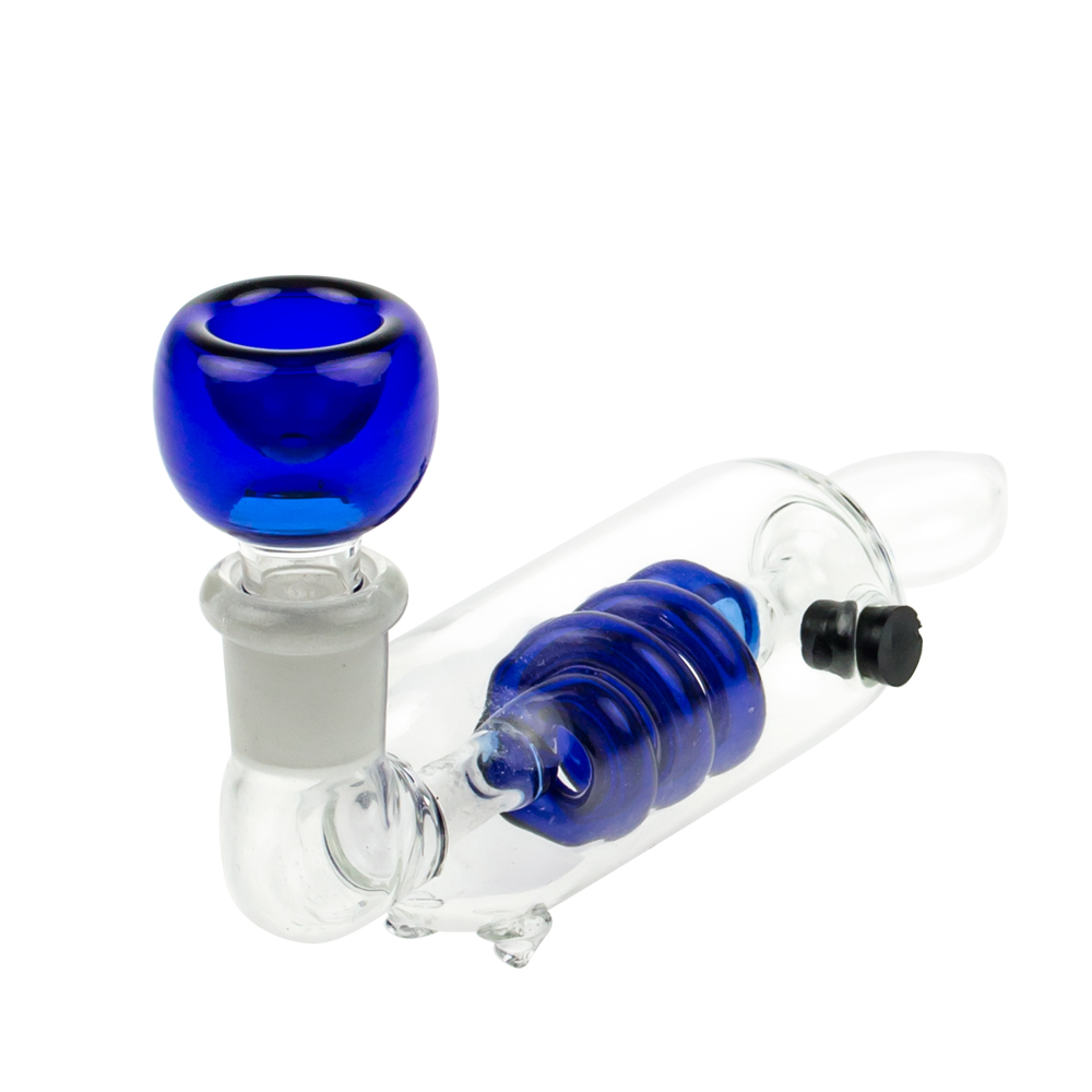Spiral Glass Smoking Pipe, by Vde
