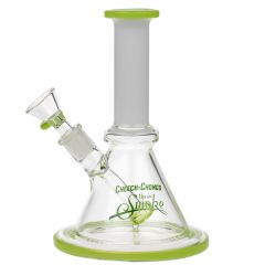 Cheech & Chong’s Pedro Mini Beaker Bong | 8.25 Inch | apple green