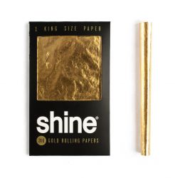 Shine 24K King Size Rolling Papers | 1 Sheet Pack