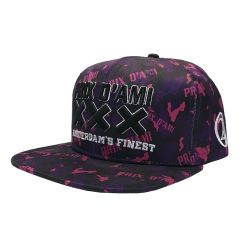 Lauren Rose x Prix D'Ami Allover Printed Snapback | side view 1