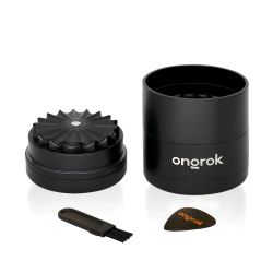 ONGORK 5 Piece Flower Petal Toothless Grinder | Black