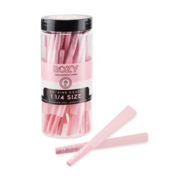 Rozy Pink 1 ¼ Size Pre-Rolled Cones | 50 Pack | In container