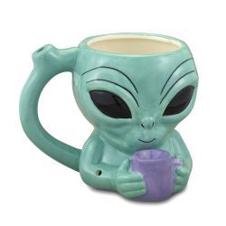 Roast & Toast Alien Ceramic Mug Pipe