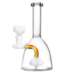 Taste the Rainbow Rainbow Cloud Beaker Bong