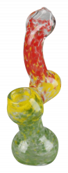 Rasta Bubbler Hand Pipe | Side view 1