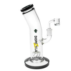 Dopezilla Glass Ogre Dab Rig | 10 Inches | Black | side view 1