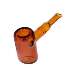 Everyday Essentials Sherlock Hammer Pipe | 5 Inch | Amber | side view 1