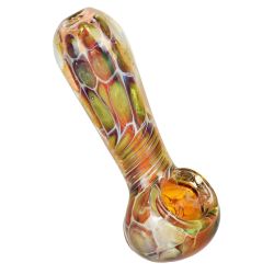 Golden Sea Turtle Shell Design Spoon Pipe