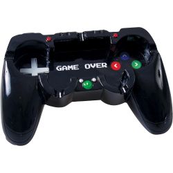 Game Controller Shape Polyresin Ashtray | Black