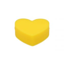 Silicone Heart Stash Container | 18ml | Yellow