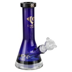 Beast Mode Diamond Glass Mini Beaker | Side View 1