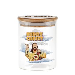 Jay and Silent Bob Glass Stash Jar | Buddy Christ | Large