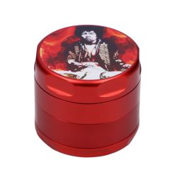 Famous Brandz 4-Part Magnetic Aluminum Jimi Fire Grinder