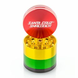 Santa Cruz Shredder Medium Aluminum Grinder | 4-Part | Rasta