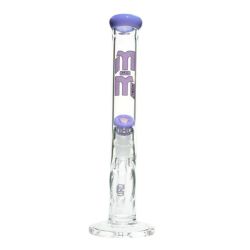 M&M Tech OG Straight Tube Ice Bong | Pink Slyme