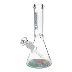 Pulsar Psychedelic Turtle Beaker Bong | Side view 1