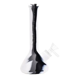 Ritual Deluxe Silicone Mini Beaker Bong | Black/White