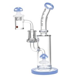 Pulsar Shroom Rig Set with Carb Cap | Blue