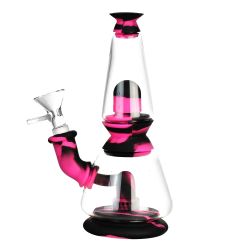 Silicone Dual Chamber Modular Glass Bong