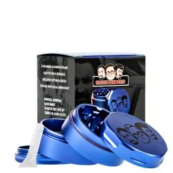 Trailer Park Boys Aluminum  4-Part Herb Grinder | Box of 6 | Blue | with box