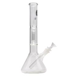 LA Pipes Beaker Ice Bong with Showerhead Percolator | 12 Inch | Side view 1