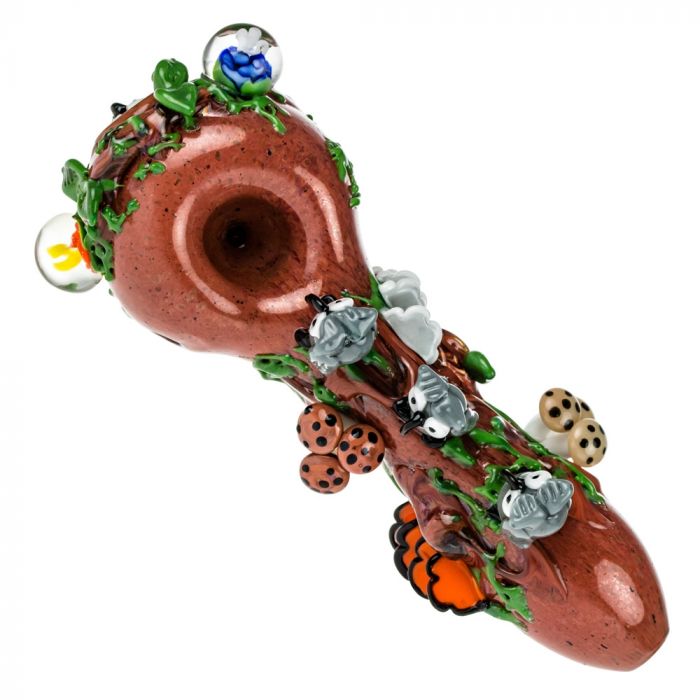 Tree Spoon Pipe: Glass by Mouse – Prism Glassworks