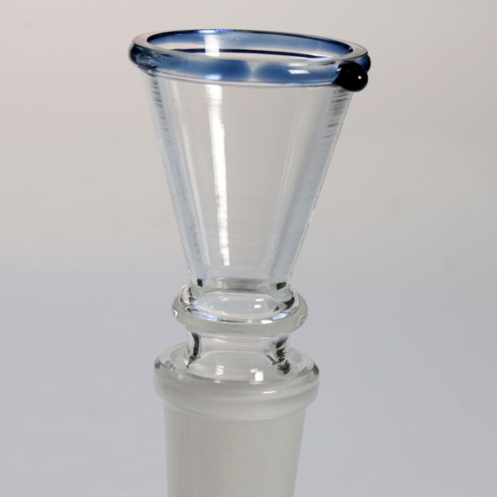Glass Percolator Icebong w/ Dome Diffusor - Black Leaf - Zamnesia