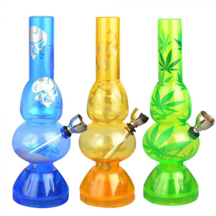 Generic Acrylic Mini Bong Smoking Pipe