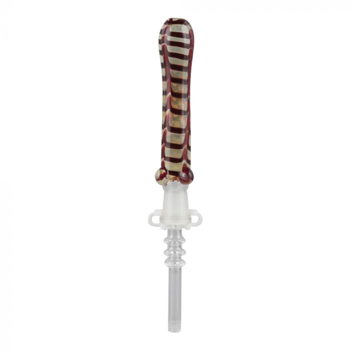 Simple Glass Nectar Dab Straw Collector with Quartz Tip