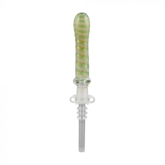 Simple Glass Nectar Dab Straw Collector with Quartz Tip