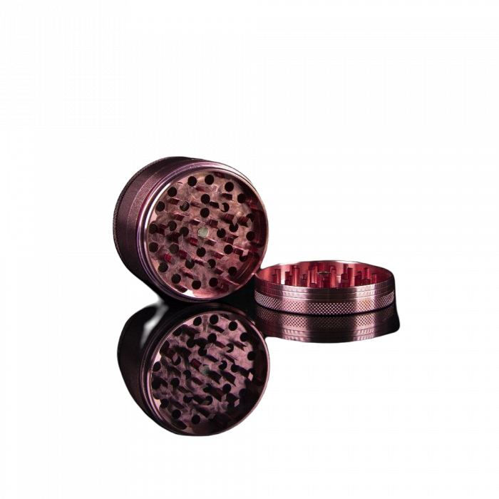 Herb Grinder, 4-piece Zinc Alloy Manual Grinder Sharp Teeth Preparing