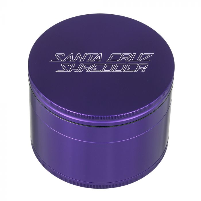 Santa Cruz Shredder - Jumbo Aluminum Herb Grinder - 4-part - Choice of 4  colors