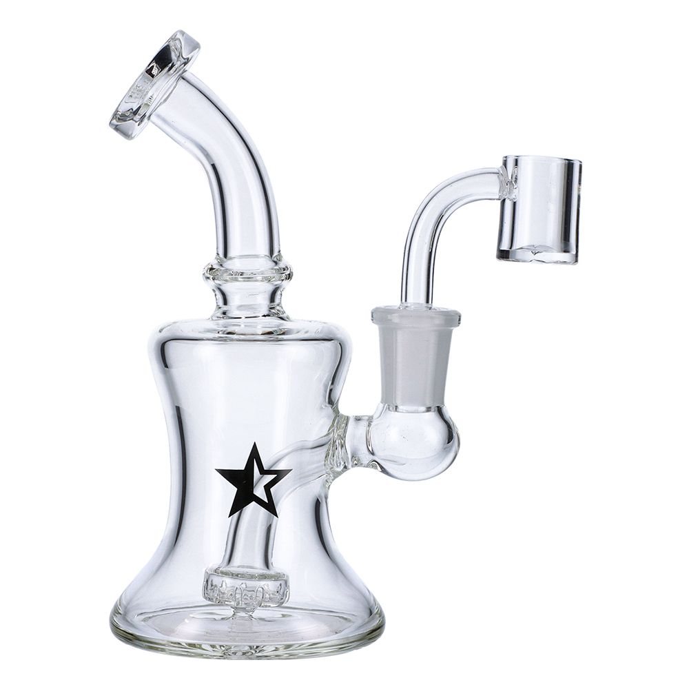 5 (4.6) Mini Glass Recycler Concentrate Dab Rig - Borosilicate