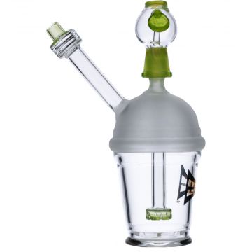 Evolution Brain Freeze Dab Rig | 6.75 Inch | Apple Green | Side view 1