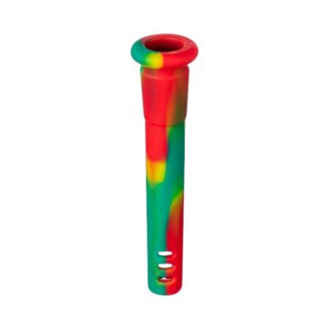 Unbreakable Silicone Downstem | 3 Inch | Rasta