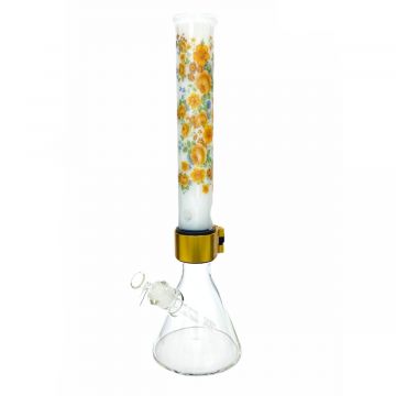 Prism Vintage Floral Modular Beaker Bong front
