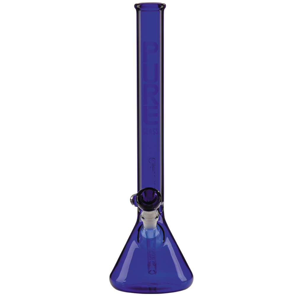 6” Frosted Blue Beaker Bong