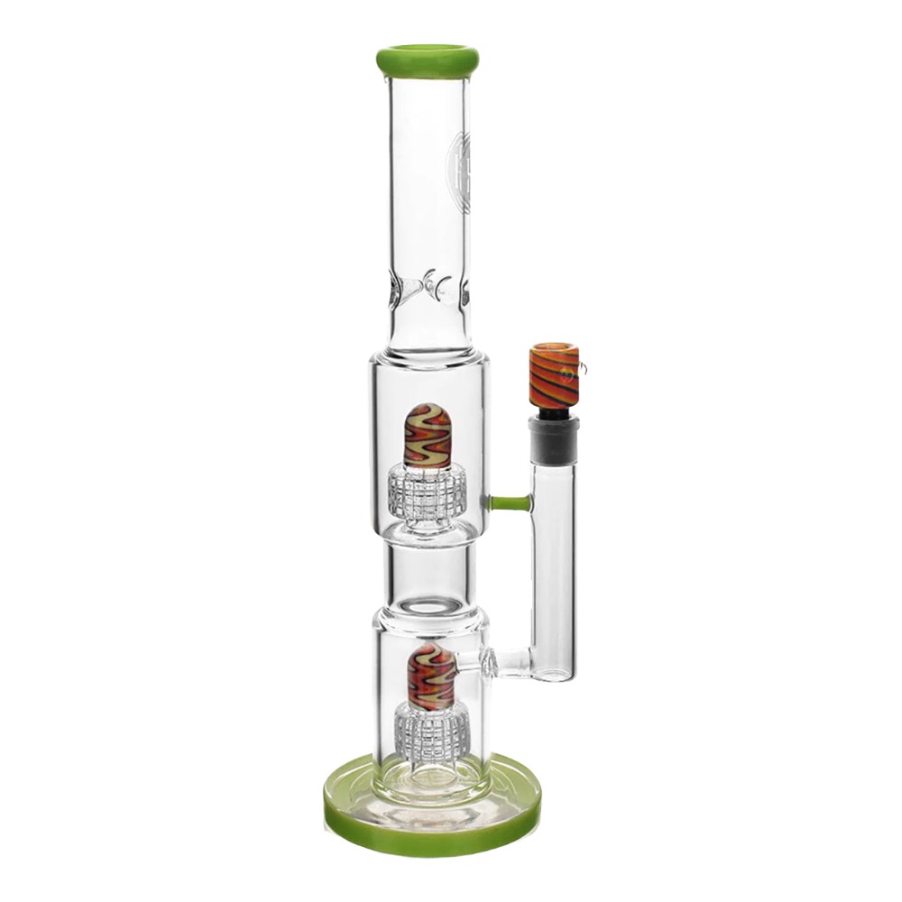 High Society Gemini Premium Wig Wag Bong | Grasscity.com