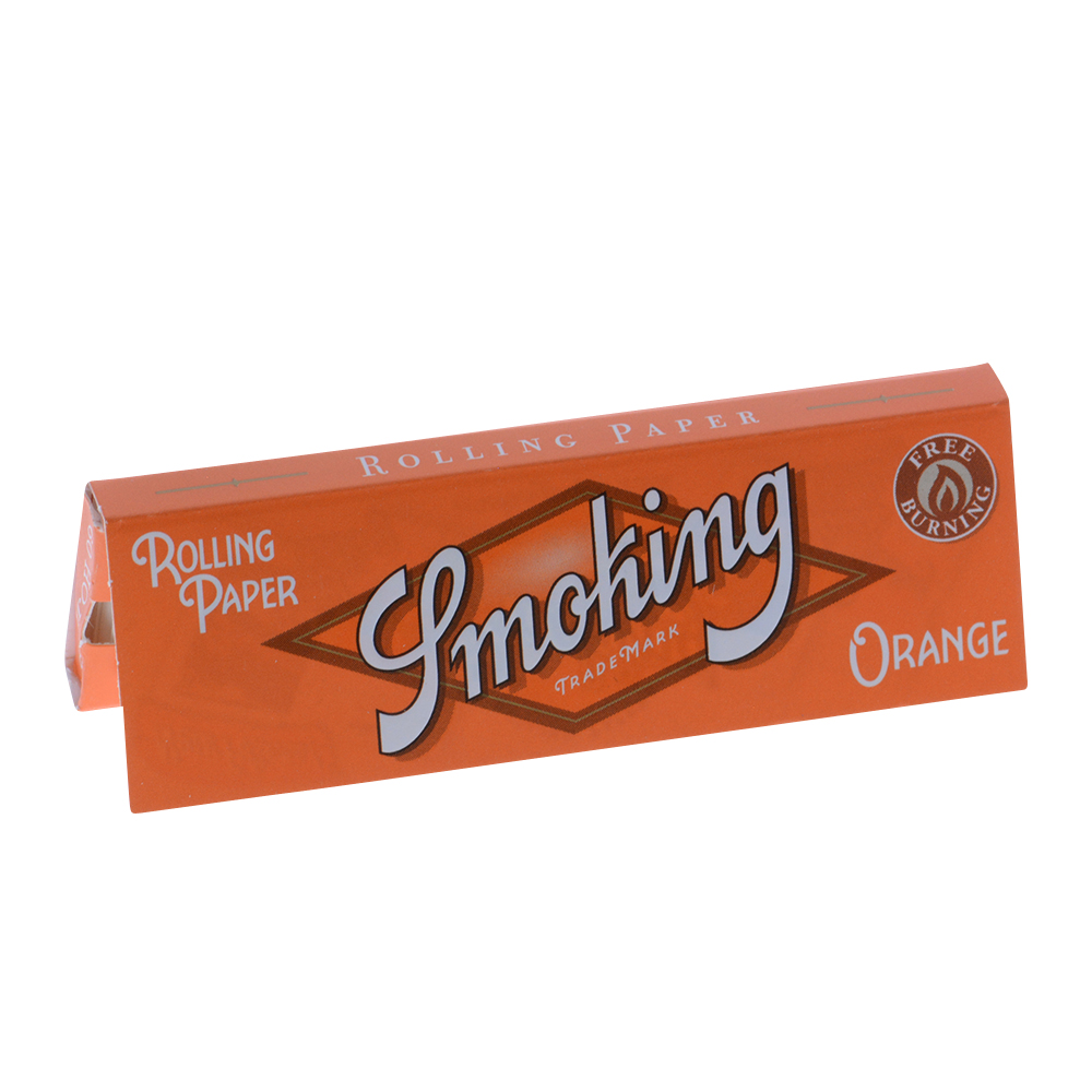 smoking-orange-8-free-burning-single-wide-rolling-papers-single-pack