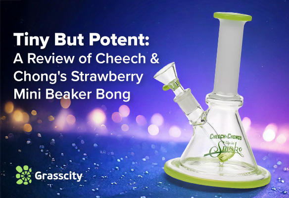 Tiny But Potent: A Review of Cheech & Chong's Strawberry Mini Beaker Bong